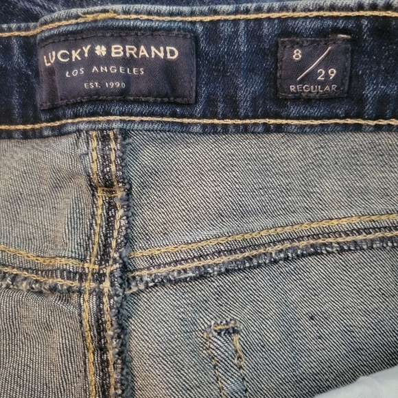 Sold NWT Lucky Brand Womens Sweet Straight Jeans Blue Denim Size 8/29 R. - Picture 14 of 14